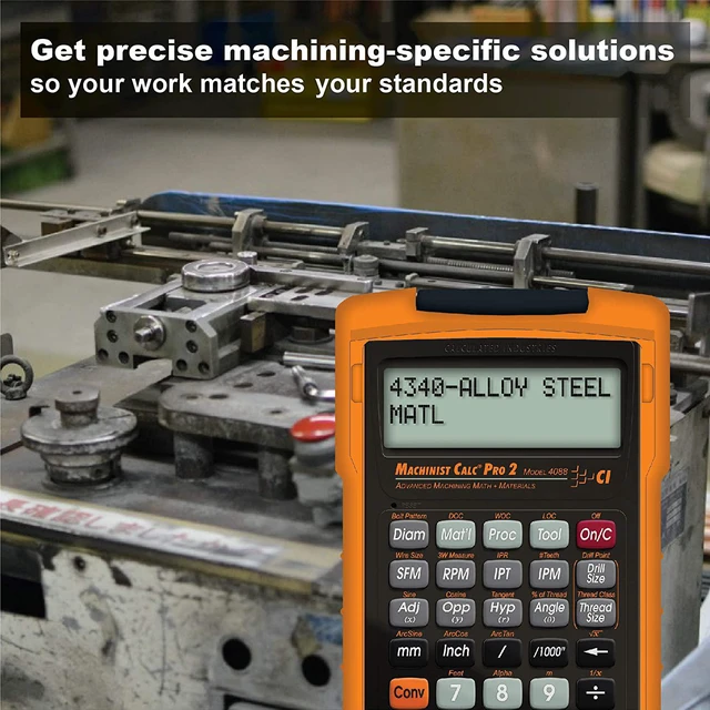 Alt view image 4 of 6 - 4088 Machinist Calc Pro 2 Advanced Machining Calculator