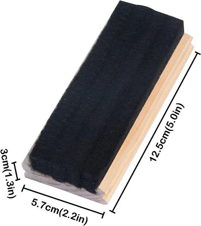 Alt view image 2 of 6 - Chalkboard Eraser Campus Style Pine Wood Engravable Cleaner DIY Gift