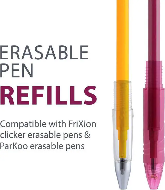 Alt view image 4 of 7 - ParKoo Gel Ink Refills Compatible with FriXion Erasable Gel Pens, 14 Colors | Erasable Gel Pen Refills, Perfect for Writing, Note Taking, Journaling