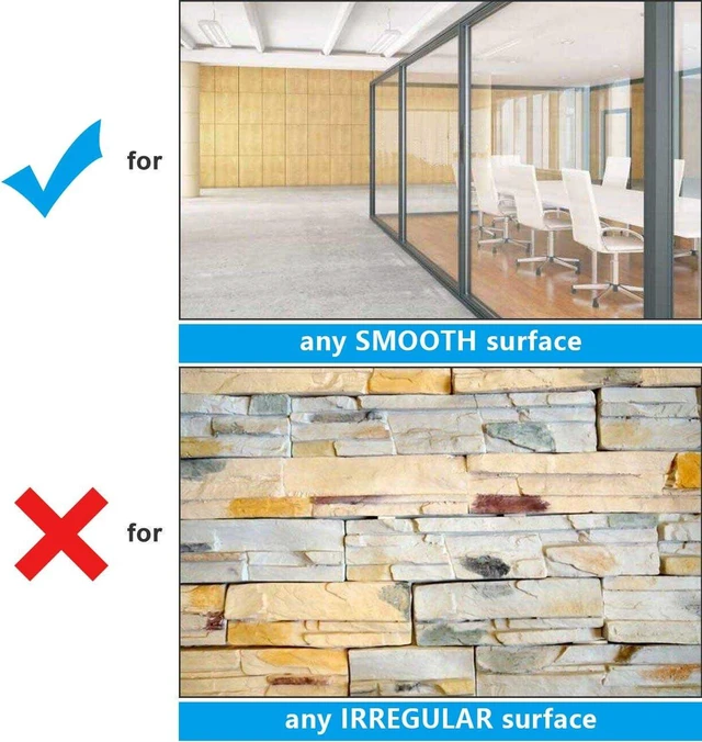 Alt view image 7 of 7 - Dry Erase Whiteboard Paper, Large White Board Stickers for Wall, 6x4ft Dry Erase Paper Roll with Adhesive Backing, Perfect Replacement for White Board, No Ghost After 60 Days, 6 Much Better Markers