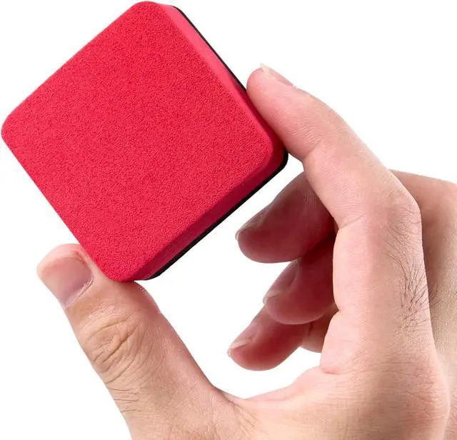 Alt view image 4 of 7 - Favide 24 Pack Magnetic Whiteboard Dry Erase Erasers for Classroom School
