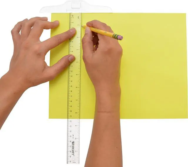 Alt view image 2 of 3 - Westcott JR-12 Small Plastic T-Square for Drawing, DIY, Crafts, 12In/30cm (Pack of 2)