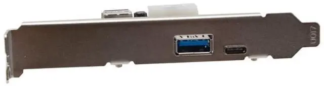 Alt view image 7 of 7 - USB C USB 3.0 and Type A USB 3.0 Port PCI-E x1 Expansion Card Via VL805-Q6 chipset SY-PEX20203