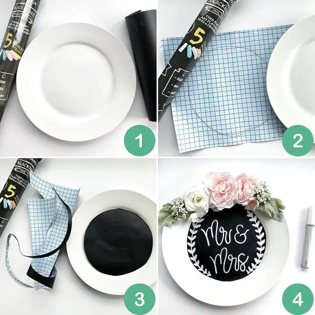 Alt view image 6 of 7 - Kassa X-Large Chalkboard Wallpaper - Clear | 1.4ft x 8ft Adhesive Paper Roll | Includes 3 Markers & Eraser Cloth | Peel & Stick on a Wall, Table & Desk | Ideal for Use at Home, School, Office & More