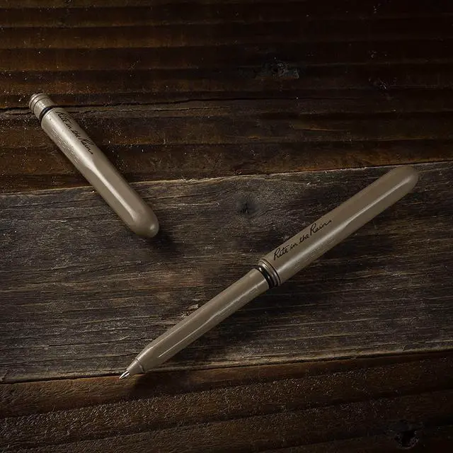 Alt view image 7 of 7 - Rite in the Rain All-Weather EDC Pen, Flat Dark Earth Pokka 2-Pack, Black 0.8mm Ink, Fine Point (No. FDE92)