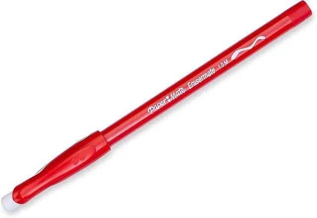 Alt view image 2 of 4 - EraserMate Erasable Pens, Medium Point (1.0mm), Red, 12 Count