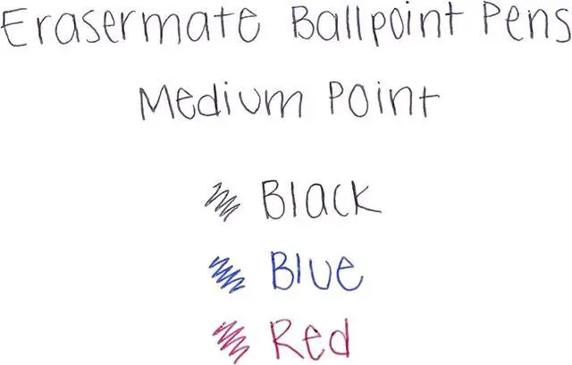 Alt view image 4 of 4 - EraserMate Erasable Pens, Medium Point (1.0mm), Red, 12 Count