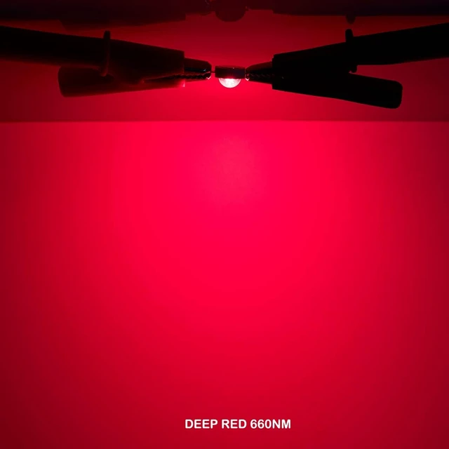 Alt view image 3 of 7 - 100W High Power Deep Red LED Plant Grow Light Chip, 650nm-660nm