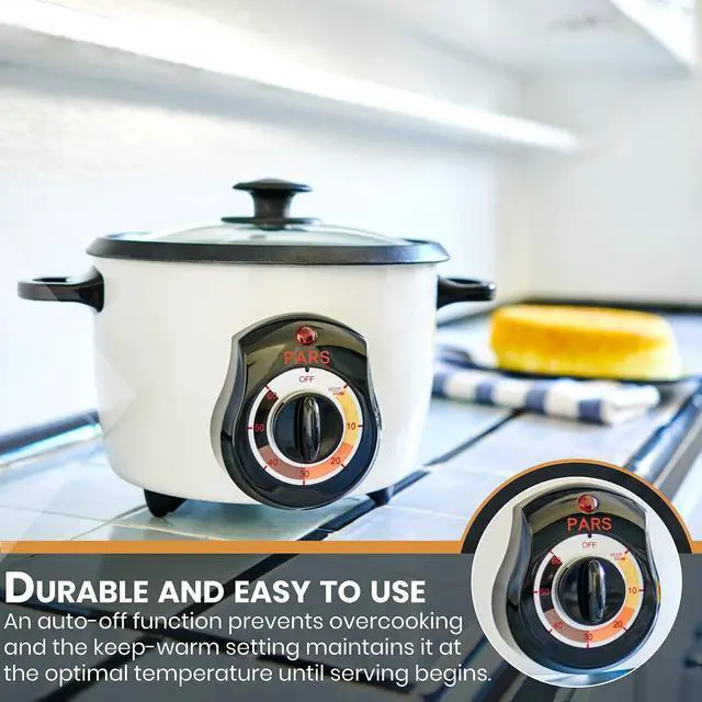 Alt view image 7 of 7 - Pars Automatic Persian Rice Cooker - Tahdig Rice Maker Perfect Rice Crust, 5 Cup