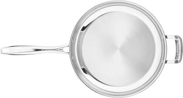 Alt view image 3 of 6 - Cuisinart Professional Stainless Skillet with Helper, 12-Inch