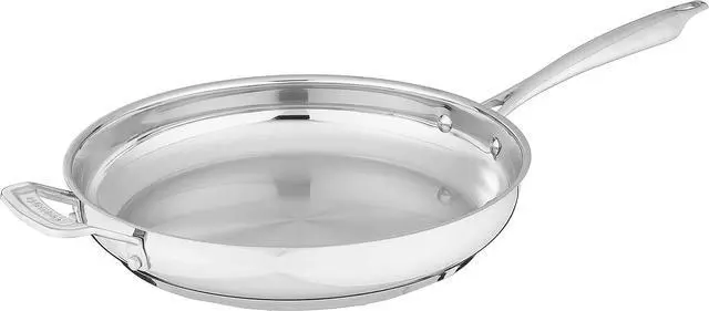Main image of Cuisinart Professional Stainless Skillet with Helper, 12-Inch