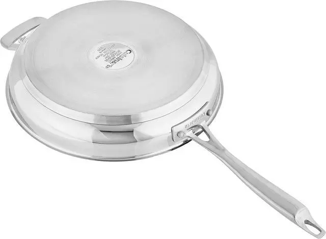 Alt view image 4 of 6 - Cuisinart Professional Stainless Skillet with Helper, 12-Inch