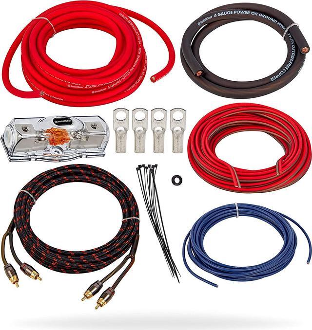 Main image of 4 Gauge Amp Wiring Kit | Amp Kit with Amplifier Installation Wiring True Spec and Soft Touch Wire | 4 Gauge Wire, 4 Gauge Amp Kit, Amplifier Wiring Kit, Sub Wiring Kit