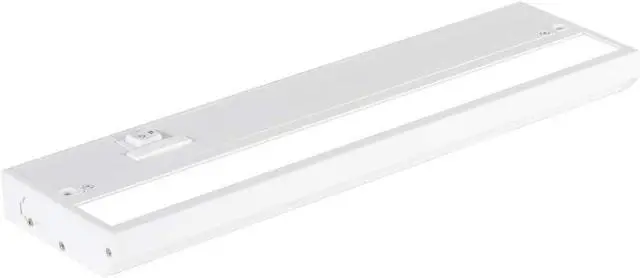Main image of LED Under Cabinet Lighting Hardwired - 3CCT 12 Inch White Finish - Undercabinet Lights for Kitchen - Linkable Undercounter Dimmable Plug in Light or Hard Wired - Under Counter Fixture Direct Wire