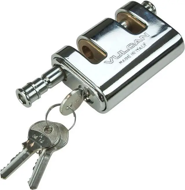 Alt view image 3 of 7 - Security Chain and Lock Kit - Premium Case-Hardened - 5/16 Inch x 9 Foot Chain (+/- 1.5 Inches) - Cannot Be Cut with Bolt Cutters or Hand Tools