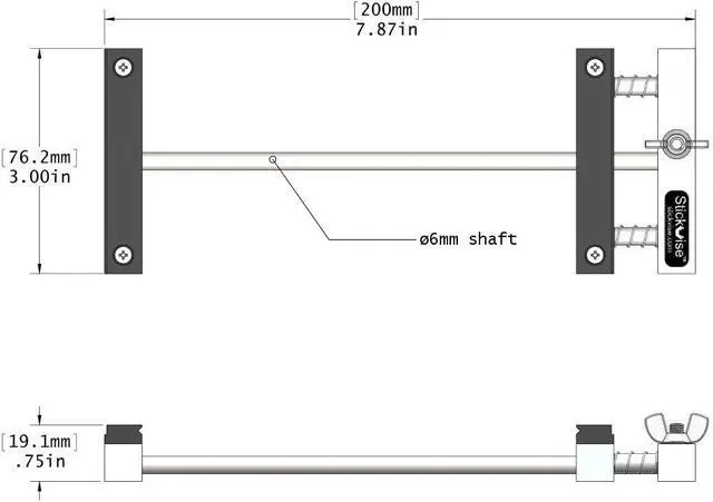 Alt view image 3 of 5 - PCB Vise with Standard Nylon Jaws Grey