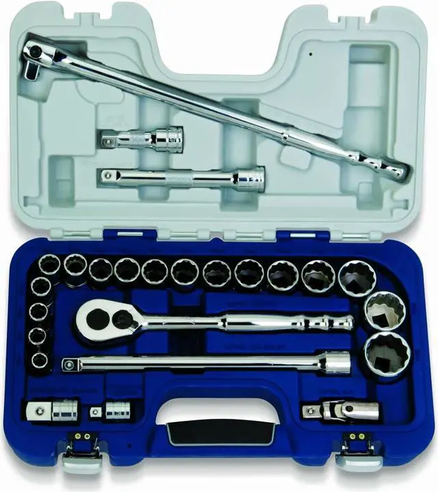 Main image of Williams 50619 1/2-Inch Drive Metric Basic Tool Set, 25-Piece With Rugged Case, 12-Point