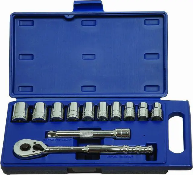 Main image of Williams 50669 1/2-Inch Drive Socket and Drive Tool Set, Metric, 12-Piece