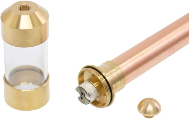 Alt view image 4 of 5 - VOLT Flat Hat 12V Copper Path Light (7" Shade) & 3W 2700K G4 LED Bulb