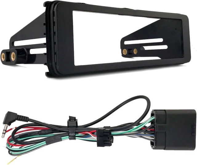 Alt view image 5 of 6 - Single DIN Marine Bluetooth AM/FM CD Stereo Receiver, 2X 6.5 300 Watt Max 2-Way Car Audio Speakers w/Adapters, Stereo Install Kit 1998-2013 Harley Motorcycles, Antenna, Speaker Wire