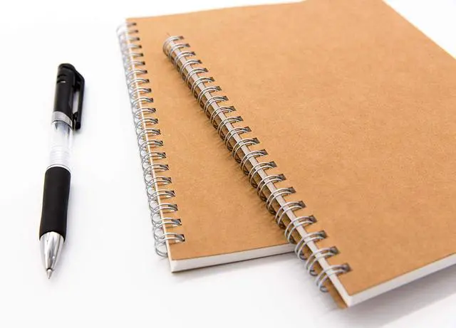 Alt view image 6 of 6 - Soft Cover Spiral Notebook Journal 2-Pack, Blank Sketch Book Pad, Wirebound Memo Notepads Diary Notebook Planner with Unlined Paper, 100 Pages/ 50 Sheets, 7.5 inch x 5.1 inch (Brown)