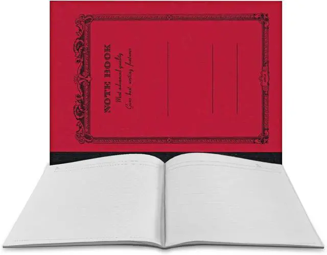 Alt view image 3 of 7 - Apica CD15RN B5 CD Notebook, Red