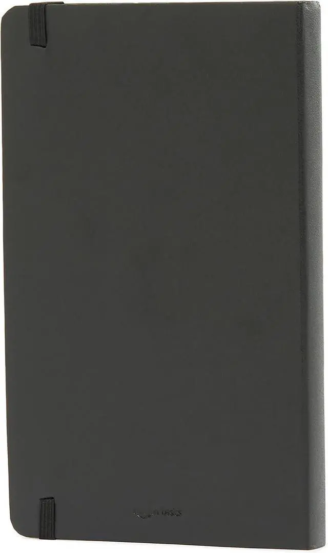 Alt view image 3 of 7 - Amazon Basics Classic Lined Writing Notebook for Note Taking and Journaling, Hardcover with Elastic Closure, 240 Pages, 5" x 8.25", Black