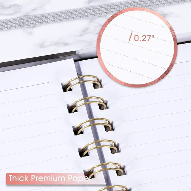 Alt view image 3 of 7 - Frasukis Ruled Notebook/Journal - Spiral Notebook, 8.5" X 6.4"