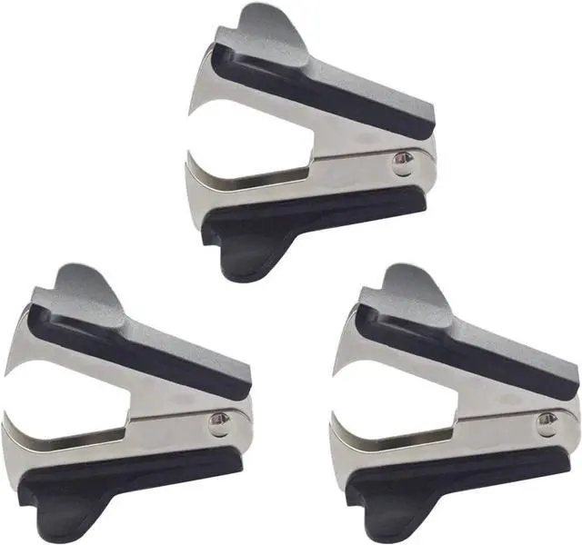 Main image of ZZTX 3 Pack Staple Remover Black | Easy removal, No paper tear, Durable & sturdy, Jaw type