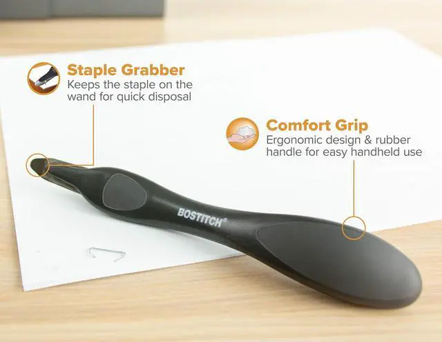 Alt view image 3 of 6 - Bostitch Office Professional Magnetic Easy Staple Remover, Black (40000M-BLK)