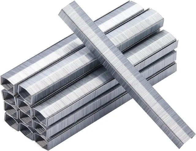 Alt view image 3 of 5 - Bostitch Office B8 PowerCrown 0.25 Inch Staples, Pack of 5,000 Staples (STCRP21151/4), Silver