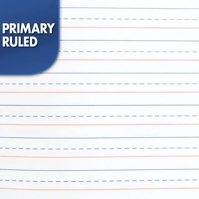 Alt view image 4 of 7 - Mead Primary Composition Book, Primary Ruled Journal, Grades K-2, 7-1/2" x 9-3/4", 100 Sheets, Blue Marble (09902)