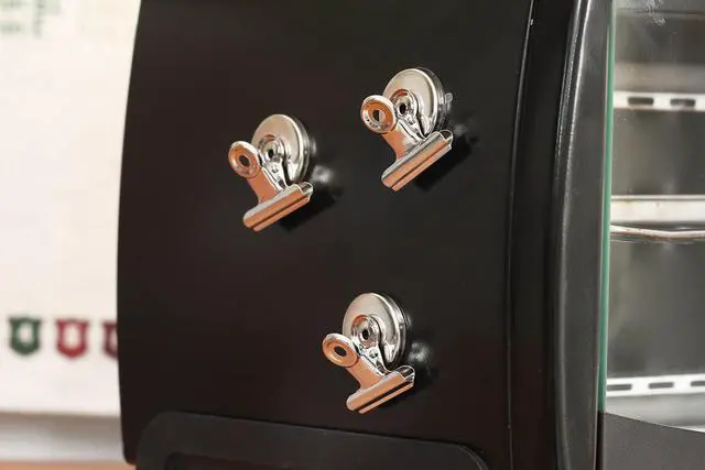 Alt view image 5 of 7 - Ninth Five Strong Magnetic Clips, Heavy Duty Fridge Magnets Clips