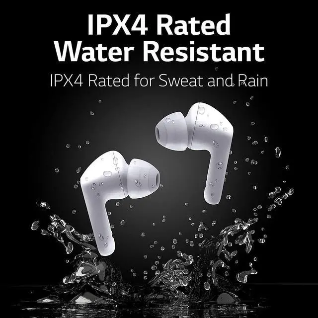 Alt view image 15 of 20 - LG Tone Free FN5W Wireless Earbuds with Meridian Audio - White