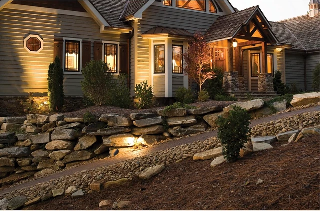 Alt view image 3 of 6 - LED Landscape Spotlight Outdoor Flood Light, 3000K Bronze, 62/1205