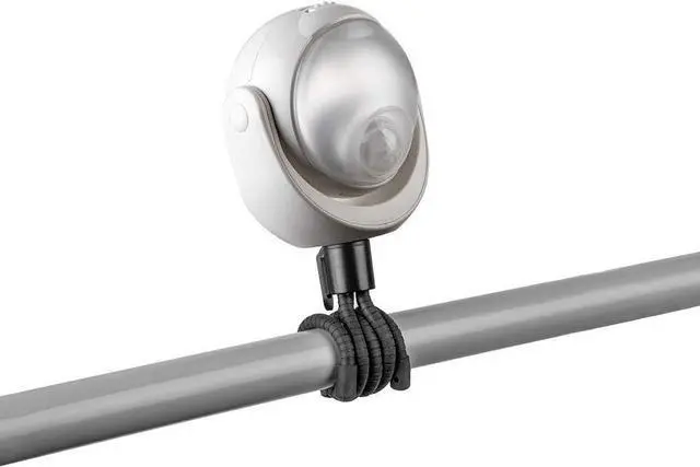 Alt view image 2 of 7 - Limitless Innovations Lumenology Portable LED Motion Sensor Light Provides 148 Lumens with a 13 ft Detectable Range and Flexible Tripod Base with Magnetic Option  Indoor/Outdoor (White)