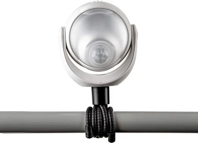 Alt view image 3 of 7 - Limitless Innovations Lumenology Portable LED Motion Sensor Light Provides 148 Lumens with a 13 ft Detectable Range and Flexible Tripod Base with Magnetic Option  Indoor/Outdoor (White)