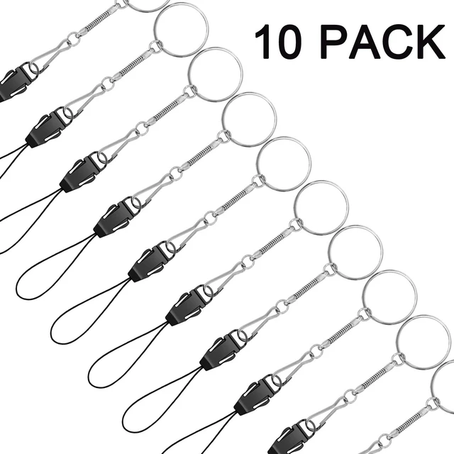 Alt view image 3 of 6 - 10Pcs Lanyards Detachable with Plastic Buckle