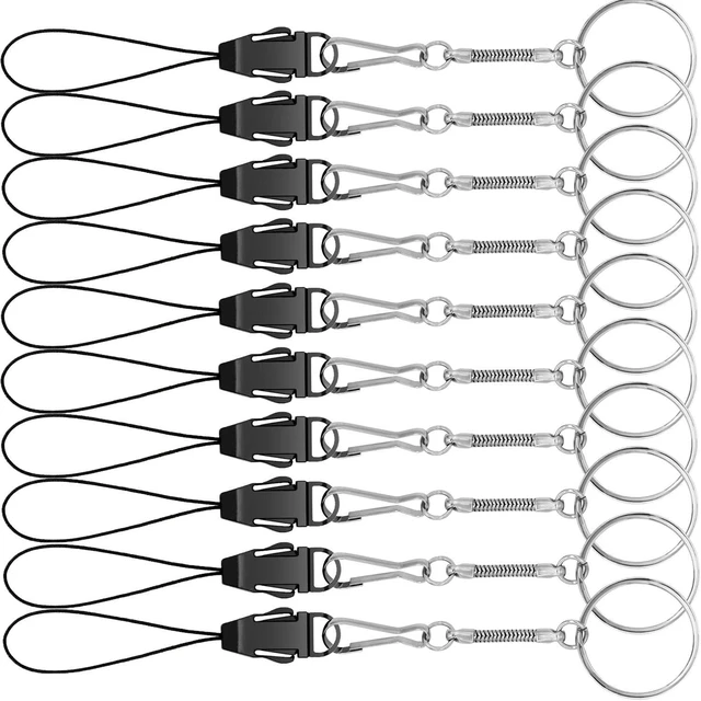 Alt view image 6 of 6 - 10Pcs Lanyards Detachable with Plastic Buckle
