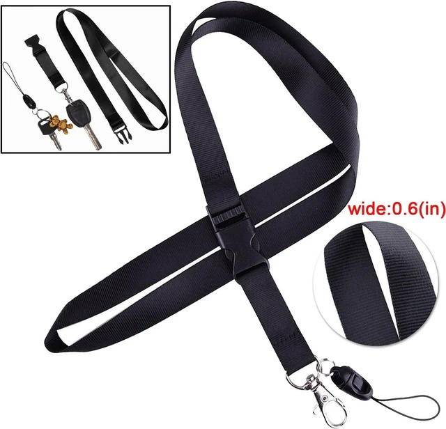 Alt view image 5 of 7 - 5Pack Neck Lanyards Detachable Buckle with Clear Vertical Badge Holders
