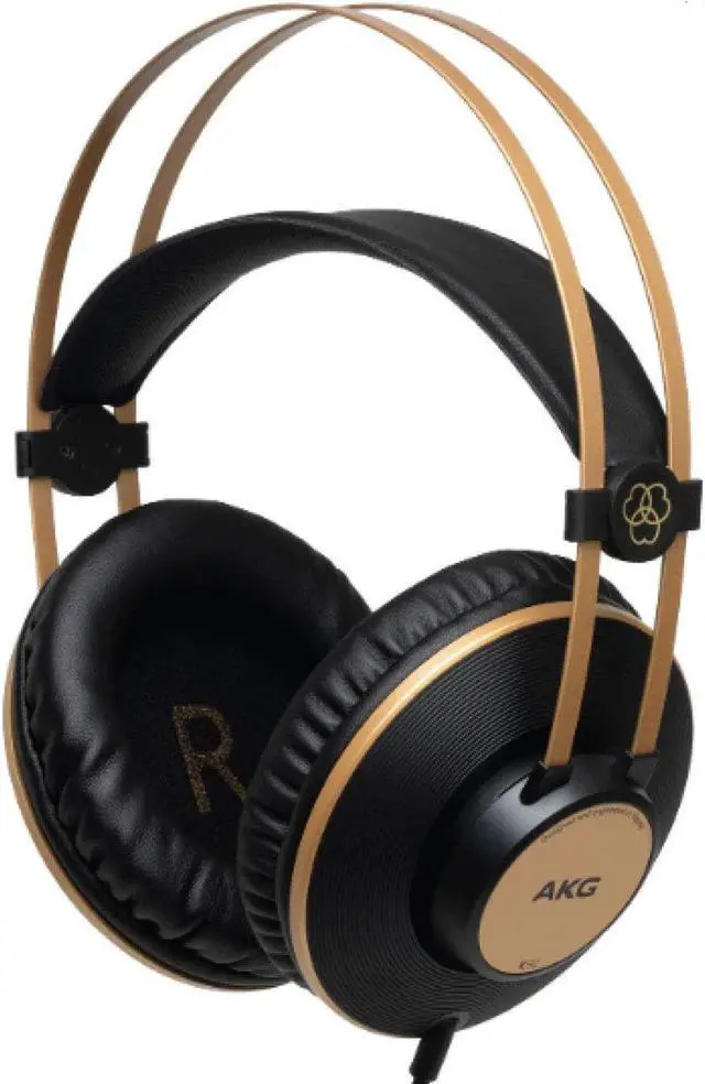 Main image of AKG Pro Audio K92 Over-Ear, Closed-Back, Studio Headphones, Matte Black and Gold