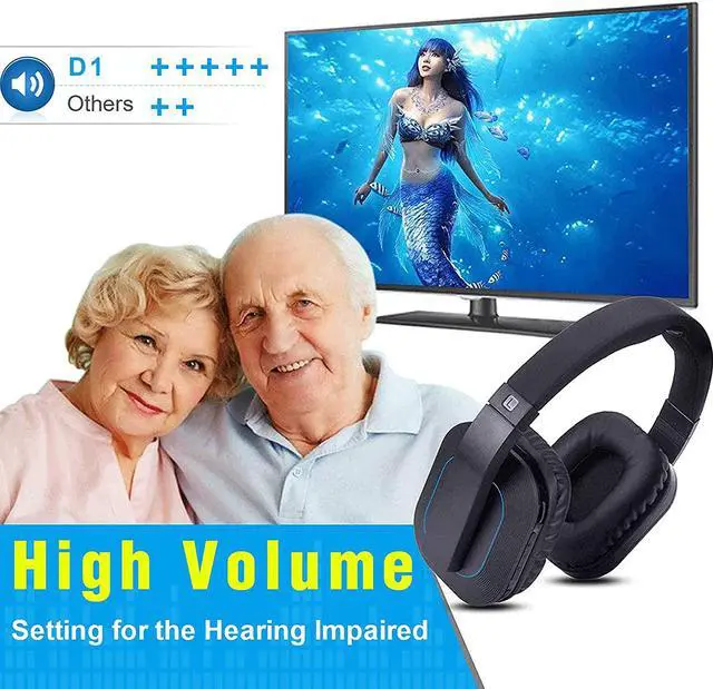 Alt view image 3 of 7 - ANSTEN D1 Wireless TV Headphones and Replacement Kit
