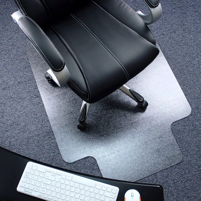 Alt view image 7 of 7 - Marvelux Polycarbonate Office Chair Mat for Medium Pile Carpets, 48" x 51"