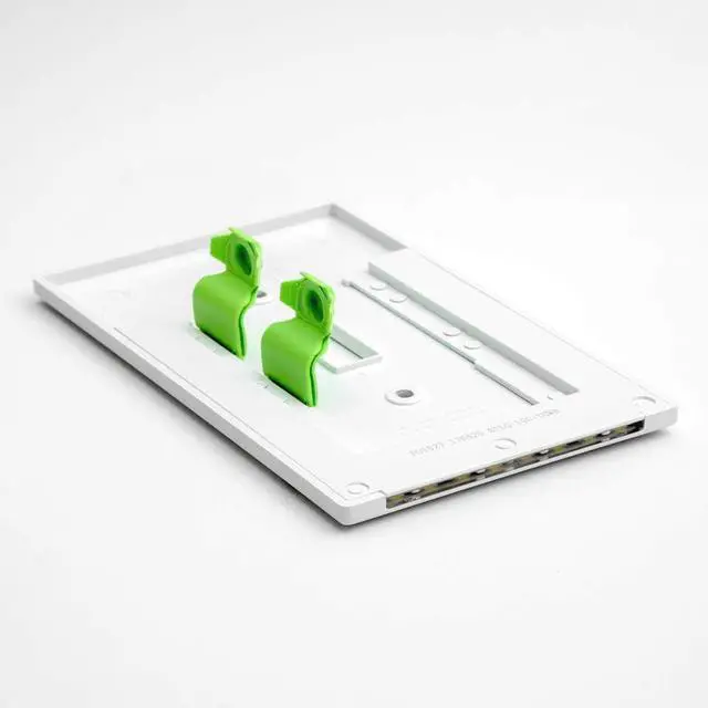 Alt view image 7 of 7 - 2 Pack -  SwitchLight - LED Night Light - For Single-Pole Light Switches - Switch Plate With LED Night Lights - Adjust Brightness - Auto On/Off Sensor - (Toggle, White)