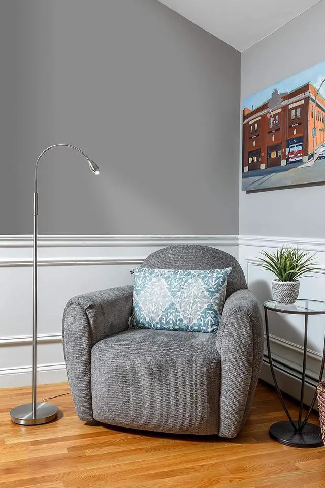 Alt view image 5 of 7 - 402071-15, FOCUS Adjustable Beam LED Floor Lamp,Metal, Nickel