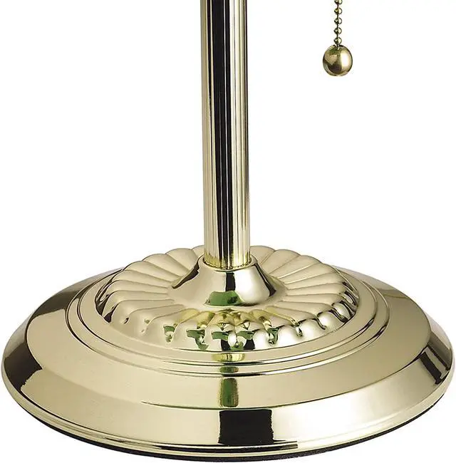 Alt view image 7 of 7 - Catalina Lighting Traditional Desk Lamp, Green, Smart Home Capable for Home Office, Dorm, Apartment, Corded with Adjustable Lighting