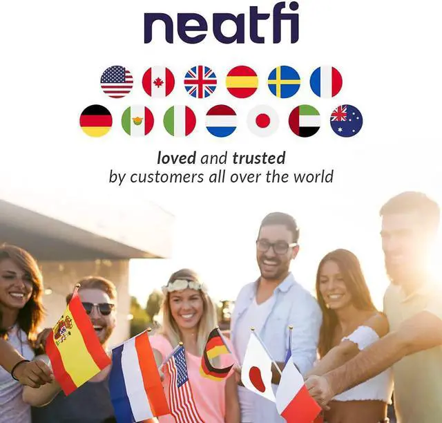 Alt view image 7 of 7 - Neatfi XL 2,200 Lumens LED Desk Lamp with Clamp, 23 Inches 24W Bright Desk Light, Adjustable Arm, Dimmable Lamp for Home, Office, Nail Light for Desk, Eye Caring Study Lamp (Non-CCT with Clamp, White)