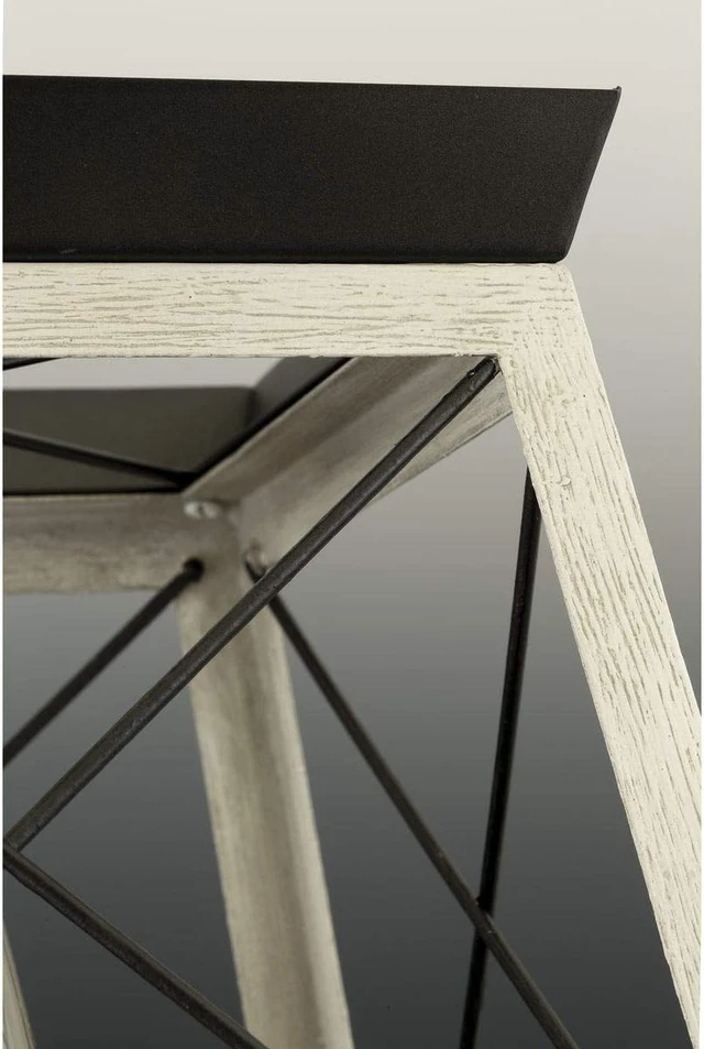 Alt view image 6 of 7 - Progress Lighting Briarwood 9.5" 1-Light Flush Mount Light, Graphite
