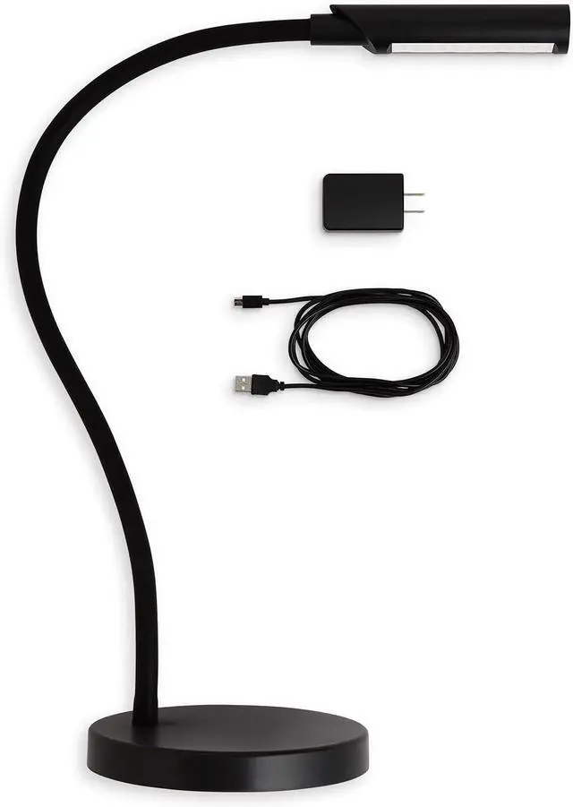 Main image of Reliable UberLight Flex LED Task Light with Base, 9 Light Settings, Black