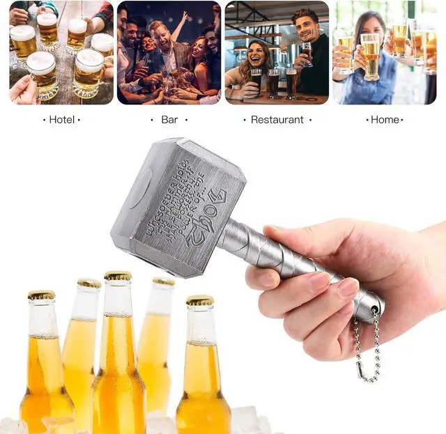 Alt view image 4 of 7 - Lmaytech Beer Bottle Opener, Gifts for Men, Dad, Him, Husband, Boyfriend